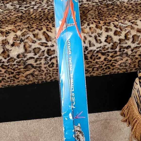Cat Toy Da-Bird Feather Wand Interaction 36 in.... Cats Love These!!.. Bran New! - Picture 3 of 7